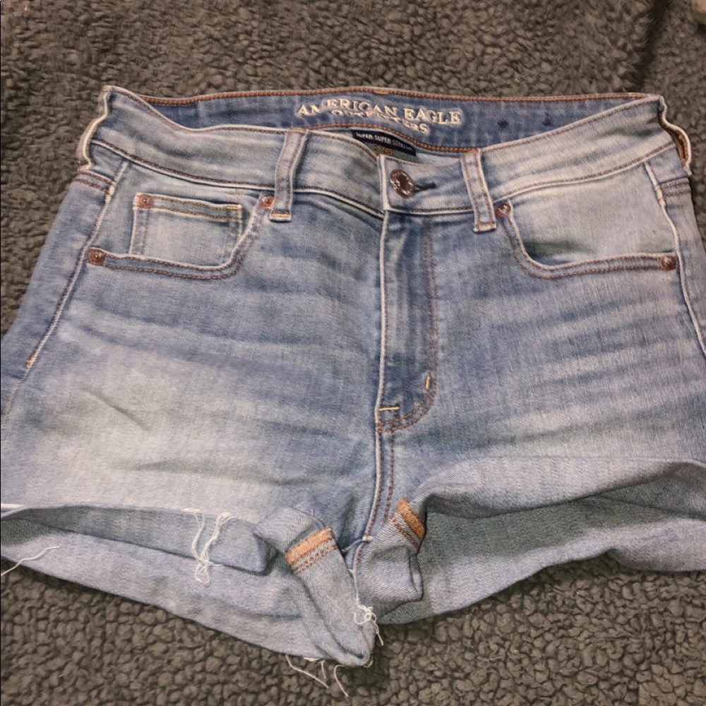 ae shorts, I luv them just don’t fit anymore:(